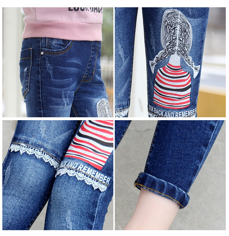 Pantalon fille 6301KZ152 en toile - Ref 2064786 Image 73