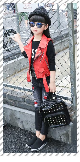 Gilet fille en cuir - Ref 2071103 Image 40