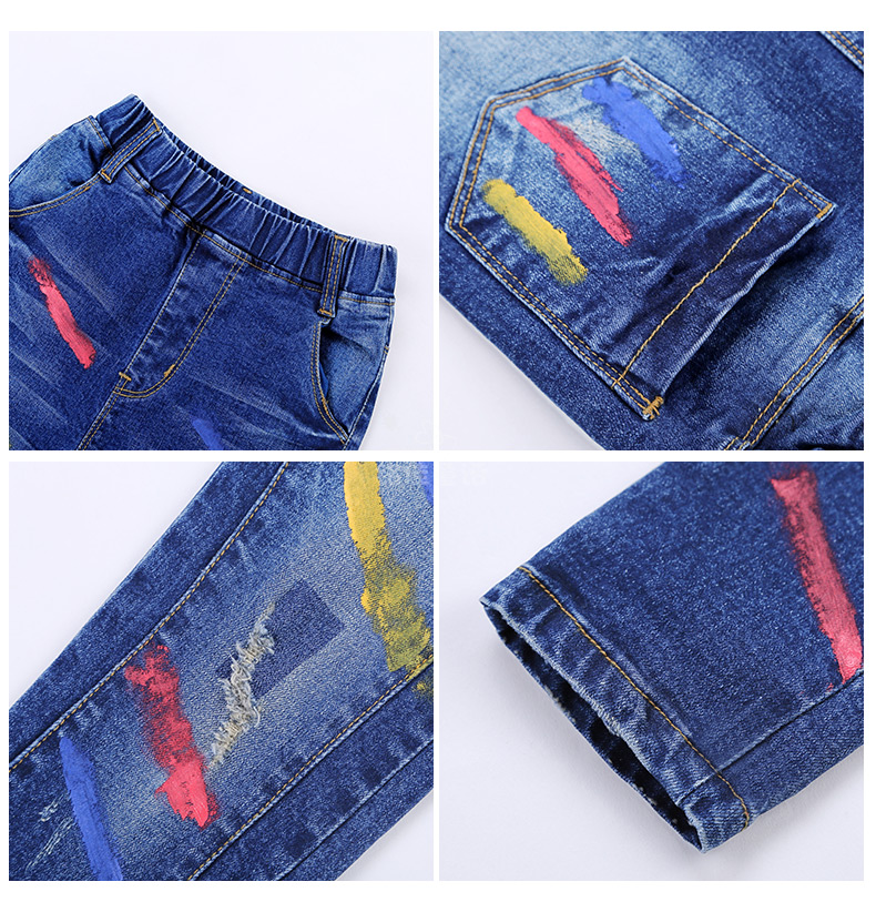 Pantalon fille 6301KZ131 en toile - Ref 2064784 Image 29