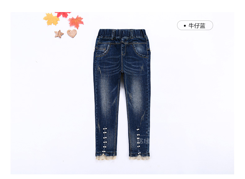Pantalon fille 6355KZ240 en toile - Ref 2065140 Image 40
