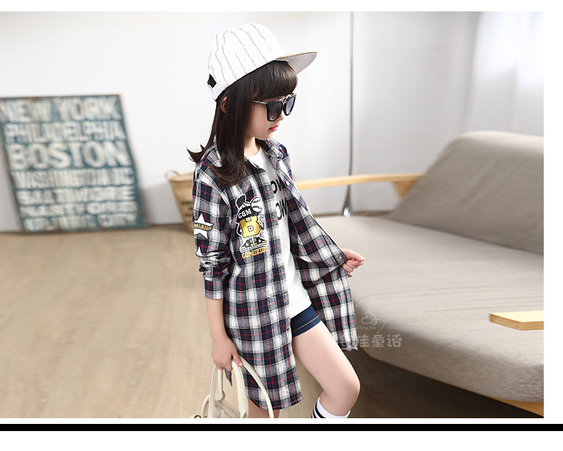 Chemise fille à manche longue - Ref 2087444 Image 93