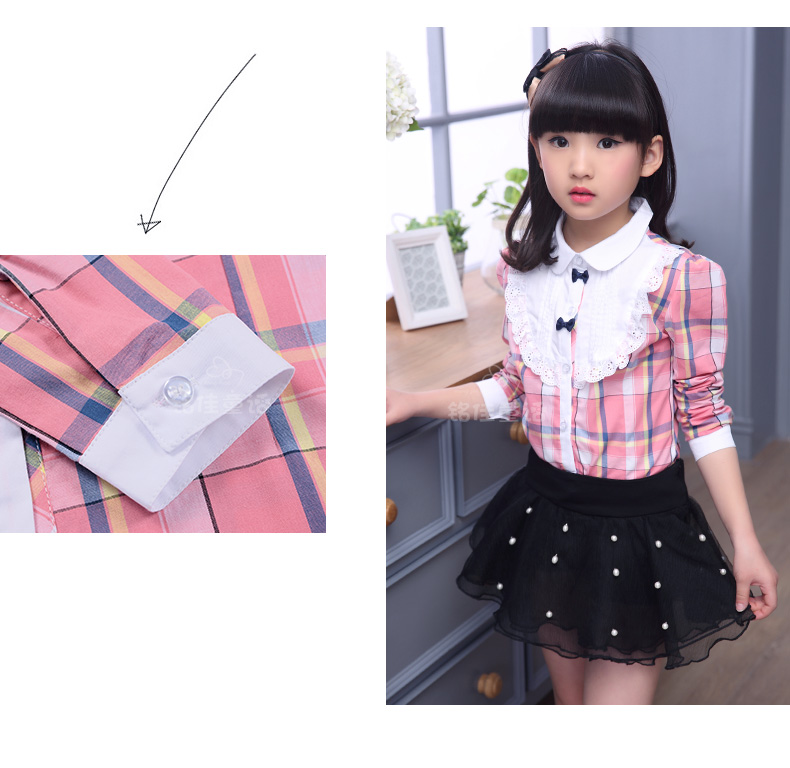 Chemise fille à manche longue - Ref 2088835 Image 56