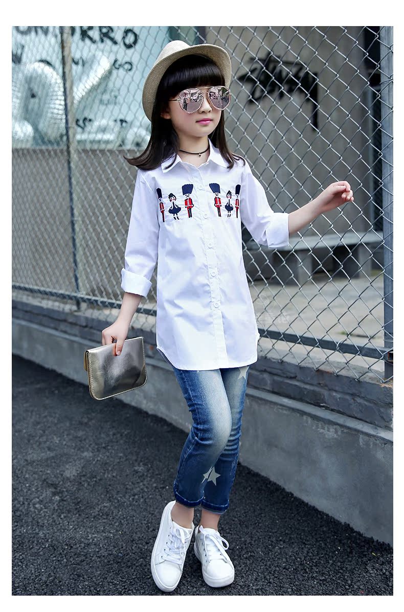 Chemise fille à manche longue - Ref 2088833 Image 48