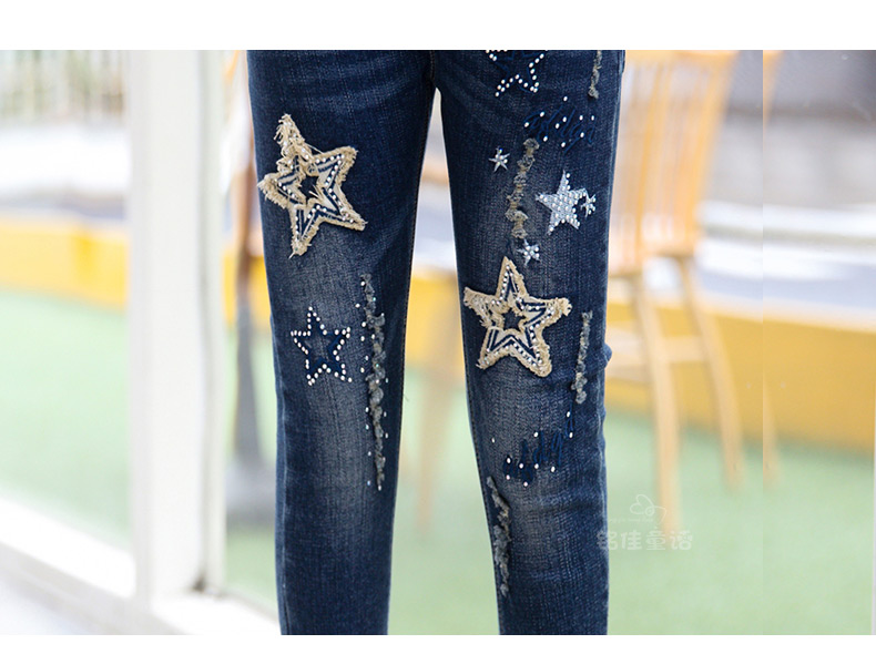 Pantalon fille 6355KZ241 en toile - Ref 2065206 Image 52