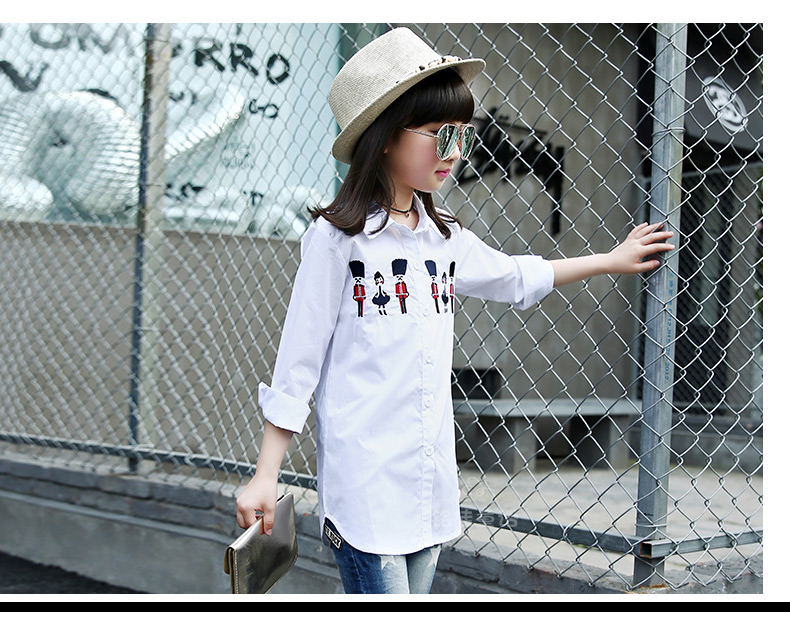 Chemise fille à manche longue - Ref 2087977 Image 64