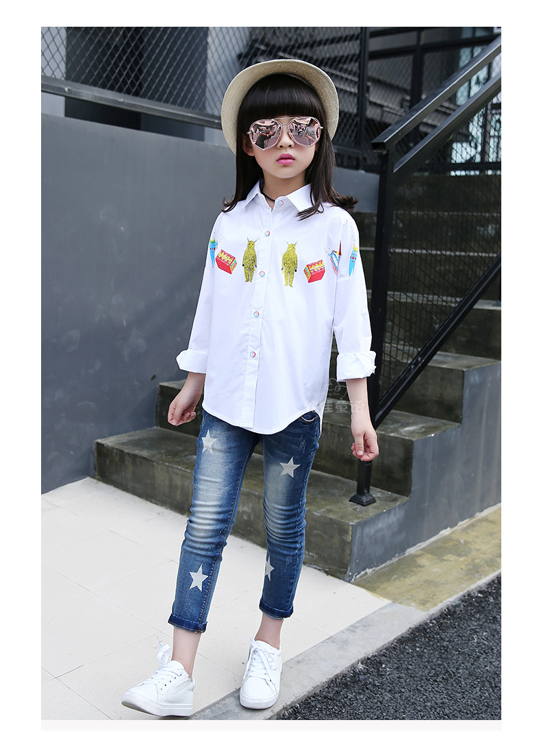 Chemise fille à manche longue - Ref 2087977 Image 78