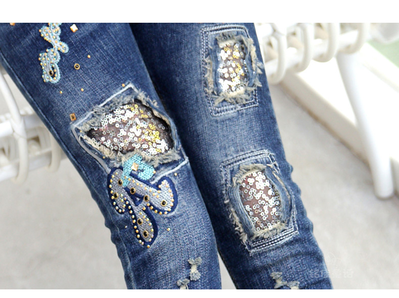 Pantalon fille 6355KZ237 en toile - Ref 2065201 Image 31