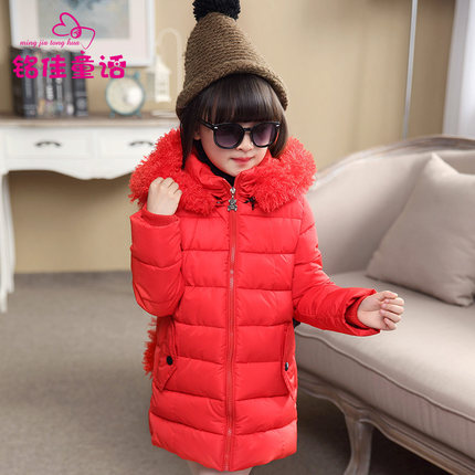 2015冬季新款女大童韩版儿童装棉袄女童秋冬