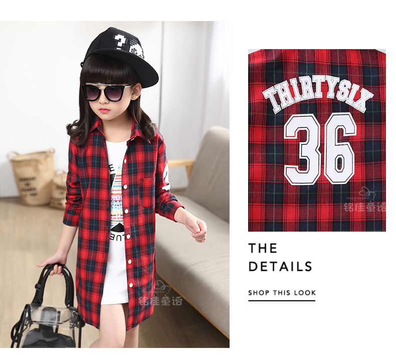Chemise fille à manche longue - Ref 2087444 Image 55