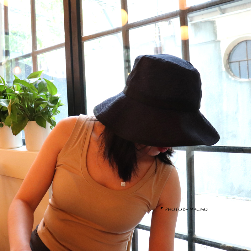 Japan cogit UV 99% large edge sunhat day shade sun hat fisherman hat women's summer 100 hitch