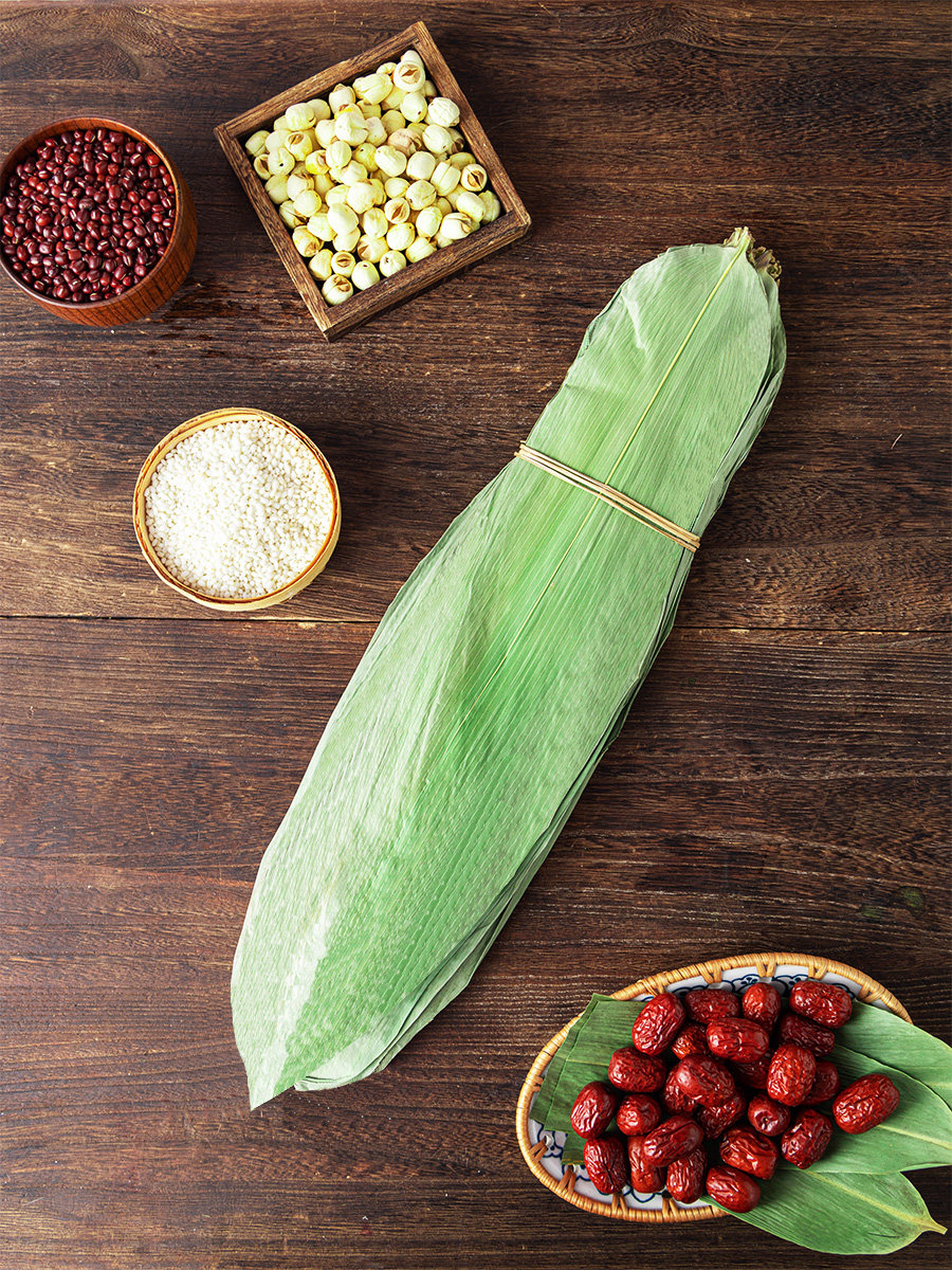 【中國直郵】 山滿田 乾粽葉 麻竹葉 中號約7-9cm 50張 送麻繩