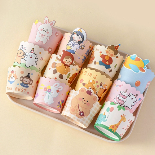 Поднос для кексов, одноразовый, пищевой, большой, McFun, лошадь, печь для выпечки на день рождения, аэрофритюрница, специальная