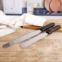 Baking knife 8 inch 10 inch cake knife kiss knife spatula cream knife straight kiss knife cake spatula