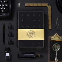 Jiukou Shan New LD Cool Black Gift Box Work Notebook 2019 New Year Holiday Gifts Reading Notes Movie Notes