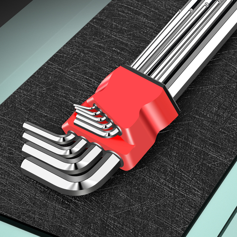 Inner hexagon wrench tool suit multifunction lengthened plum-shaped head screwdriver inner 6 angle industrial grade wrench