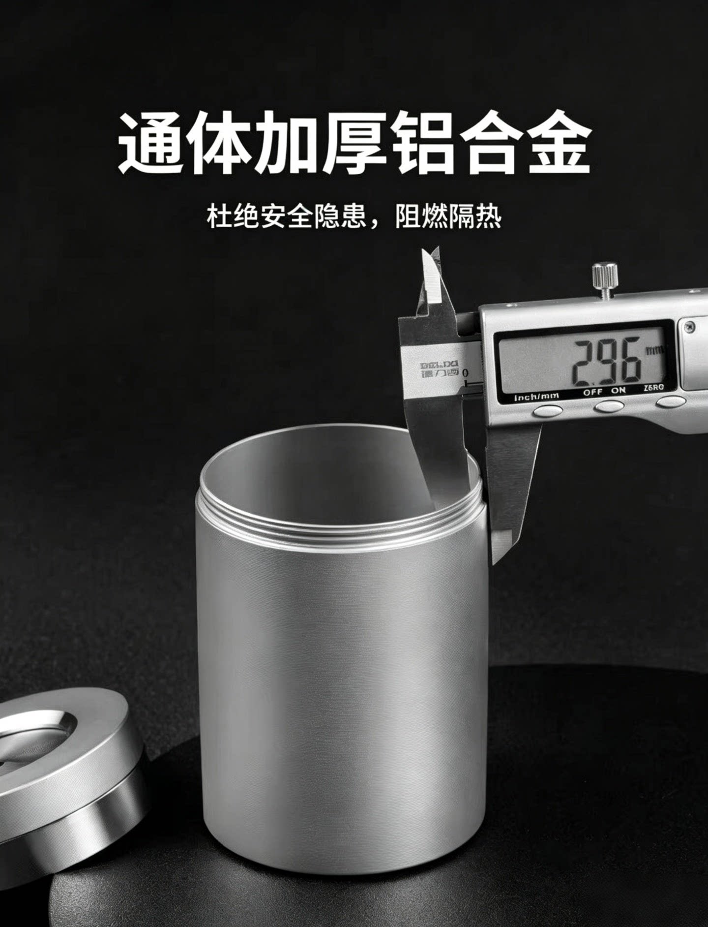 New aluminum alloy car ashtray, sealed and rotating, anti-spill, thickened, creative design for car and commercial use