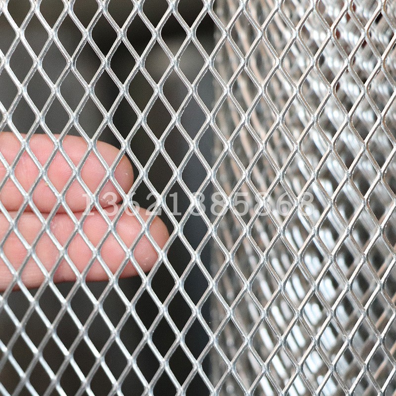 Steel mesh small hole diamond-shaped protective mesh sewer anti-rat mesh audio mesh cover aluminum alloy mesh aluminum sheet mesh