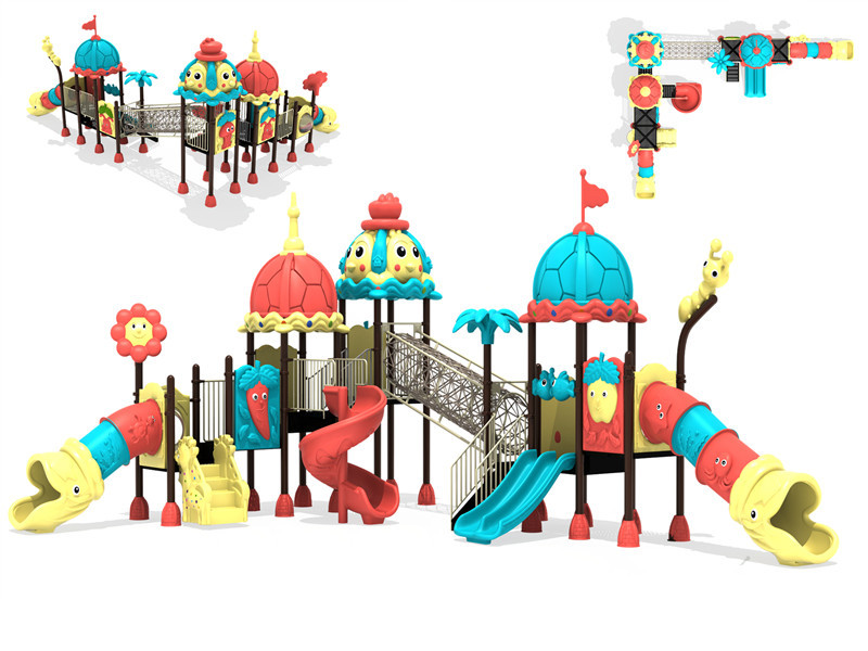 Kindergarten Slide, Outdoor Large-Scale Little Doctor Slide, Outdoor Community Children's Plastic Combination Play Equipment
