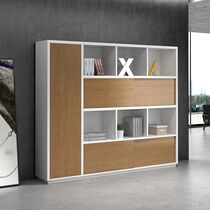 Office furniture partition file cabinet file cabinet wooden office simple modern porch storage multi-storey cabinet