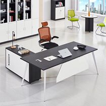 Managers table simple modern boss supervisor work desk 1 6 single middle class large class with cabinet fashion