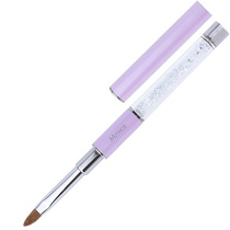 MITHOS Diamond Nail Brush Purple(with cover)