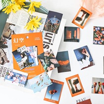 Mr Paper Sticker Pack Large color Home hand account Collage tool Sticker decoration small pattern 40 pieces