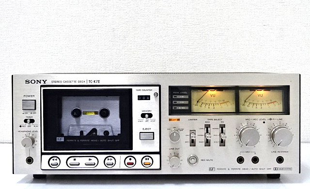 Sony classic replica! tc-k7ii & tc-k555esj cassette deck: the