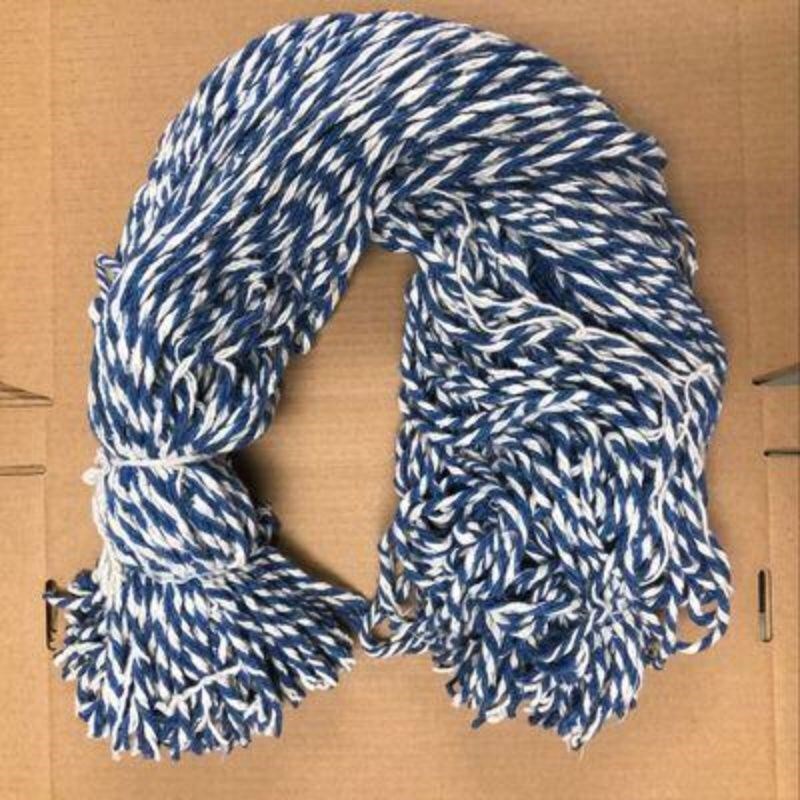 Handmade Mop Line, Polyester-Cotton Line, Property Management Mop Replacement Cotton Line, Mop Line Hollow Rope, Tank Truck Cleaning Cotton Line