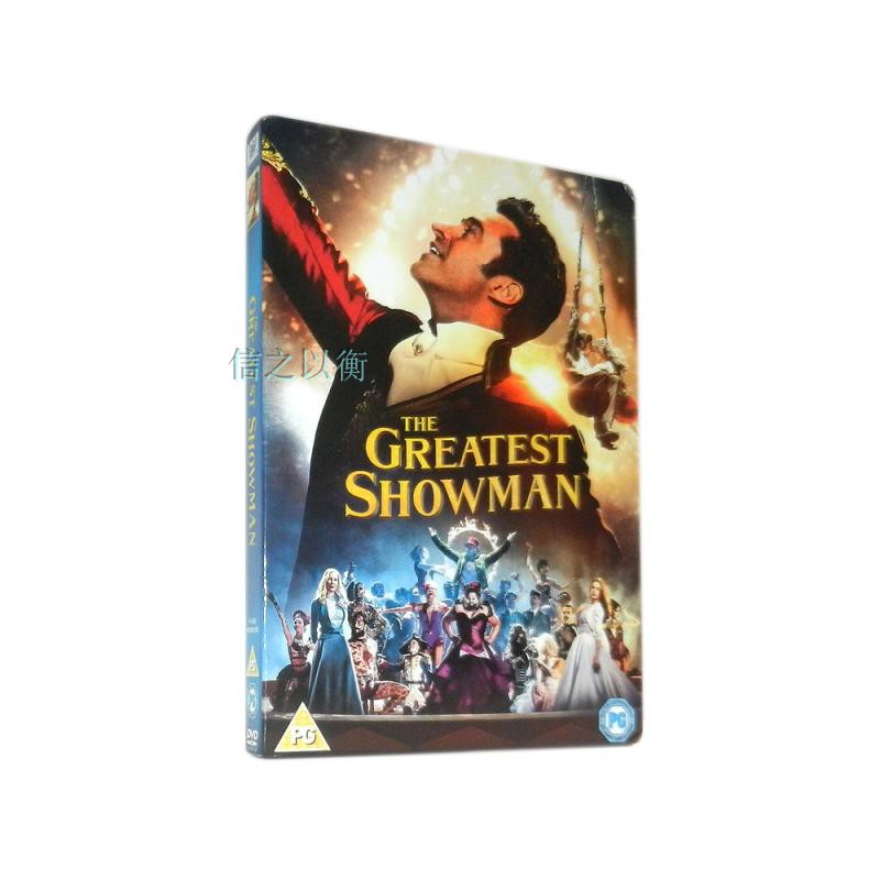 The Greatest Showman English film dvd disc