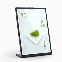 Sticker counter milk tea shop menu display board Billboard brand display double-sided table card stand bar cashier display