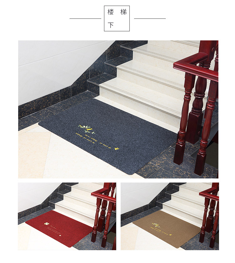 lối vào hộ gia đình Thảm nhập tiền sảnh bên ngoài cửa chà thảm chùi chân đất cửa vào bụi phía trước vào chân hiện đại - Thảm sàn thảm xốp xpe
