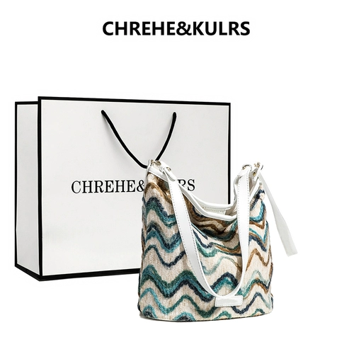 CHREHE&KULRS Морская соль, сумка через плечо, вместительная и большая сумка на одно плечо для отдыха, новая коллекция
