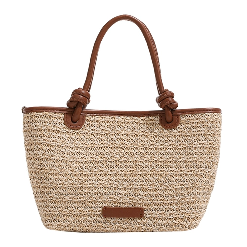 CHREHE&KULRS Летняя плетеная портативная корзина, сумка на одно плечо