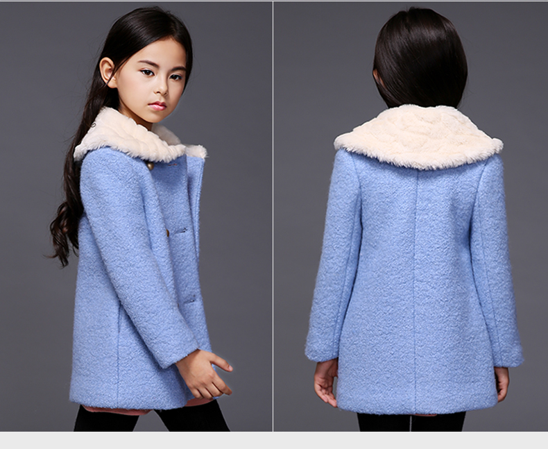 Manteau pour fille MIQIDIDA en mélange - Ref 2162254 Image 97