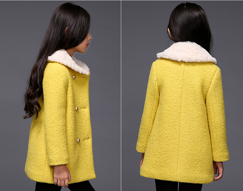 Manteau pour fille MIQIDIDA en mélange - Ref 2162254 Image 94