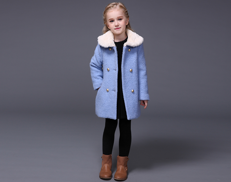 Manteau pour fille MIQIDIDA en mélange - Ref 2162254 Image 78