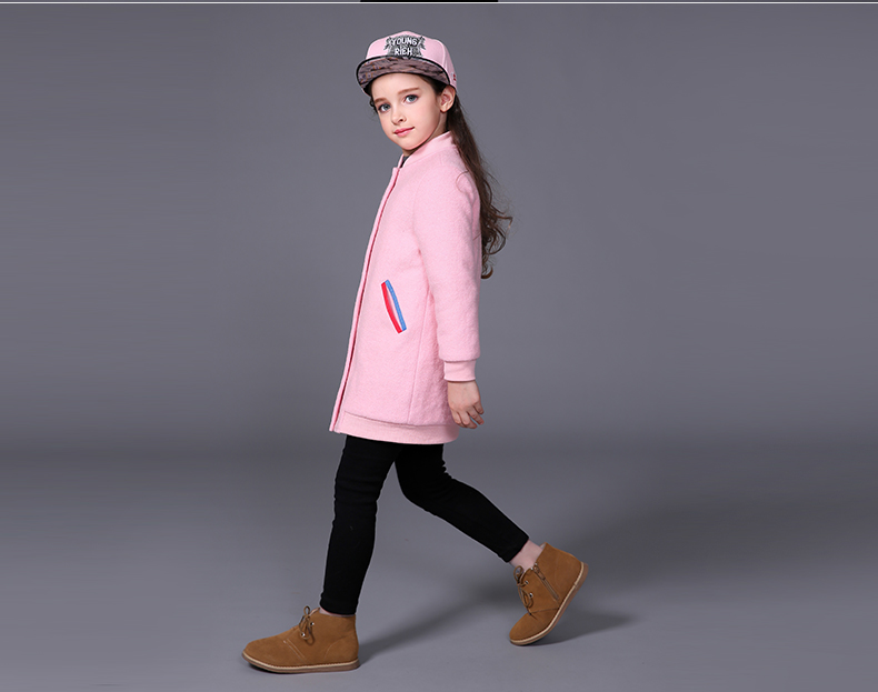 Manteau pour fille MIQIDIDA en mélange - Ref 2162170 Image 22
