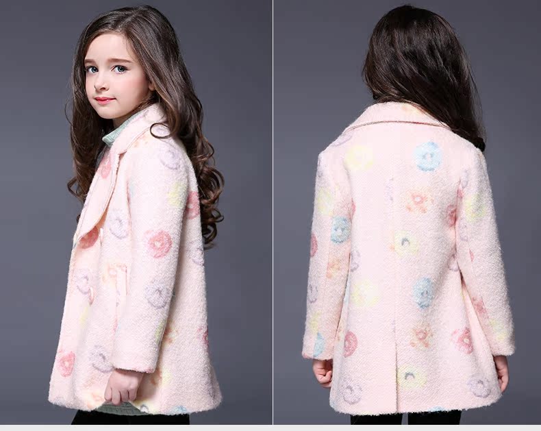 Manteau pour fille MIQIDIDA en mélange - Ref 2162113 Image 20