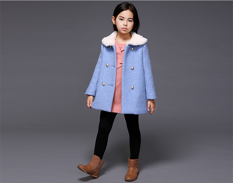 Manteau pour fille MIQIDIDA en mélange - Ref 2162254 Image 96