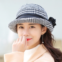 Hats Womens Autumn and Winter Korean Tide Fashion Chiroe Fashion Hats Elegant Curled Beret Hats