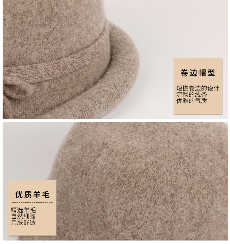 Chapeau pour femme en Melange de laine - Ref 3234059 Image 23