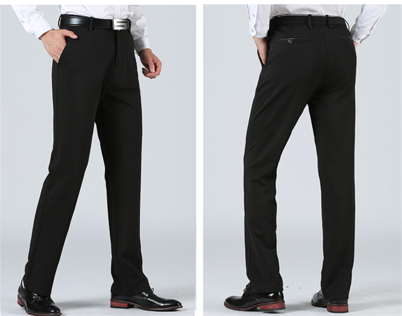Mùa thu lỏng nam kinh doanh quần âu cộng với phân bón XL quần nam cao co giãn dài quần legging nam