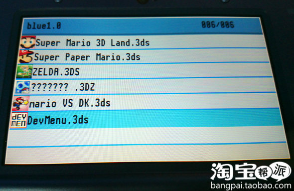 3DS全系列主机用GW/BLUE烧录卡破解图文教程 wbr红蓝卡破解实战教程