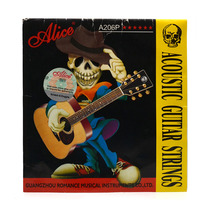 ALICE ALICE A206P-SL Colored Beads Folk Guitar SET STRINGS 40 to 42 Folk Acoustic guitar strings