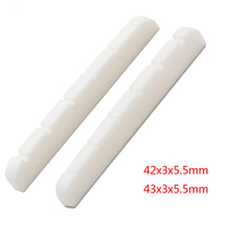 Cow bone string pillow ST electric guitar 6-string cow bone string pillow Exquisite six-string piano pillow Electric guitar accessories 42 43X3X5MM
