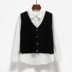 Áo len nữ không tay Áo len hàn quốc nữ mùa thu 2019 nhỏ vest nữ vest ngắn ngoài áo len thủy triều - Đan Cardigan Đan Cardigan