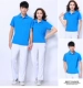 Jinguan 19 mới áo thun cotton quần nam và nữ cỡ lớn nửa tay áo Jiamusi nhóm nhảy vuông mua đồ thể thao - Thể thao sau