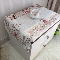 High - end fine computer embroidery tablecloth Dining tablecloth Tea couch cot bedside cabinet shoe cabinet universal cover