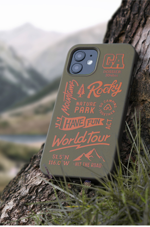 CA Dossier World Tour New Rocky Nature Park 14, 13, 12 iPhone Case