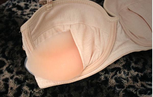 Áo ngực vô hình chính hãng Chèn silicone Chèn áo ngực dày Chèn miếng đệm ngực Silicone dán sữa (cặp) mút xốp độn bikini